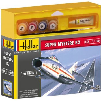 Heller model set SUPER MYSTERE B2 49040 1:100