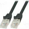 síťový kabel Logilink CP2043U Patch, Cat.6 U/UTP EconLine 1,50m, černý