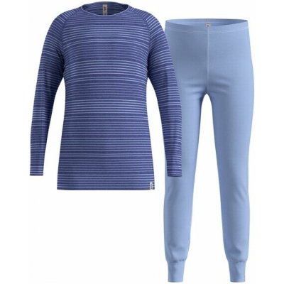 Odlo termoaktivní prádlo dětské set Odlo Set long ACTIVE WARM SET modrá – Sleviste.cz