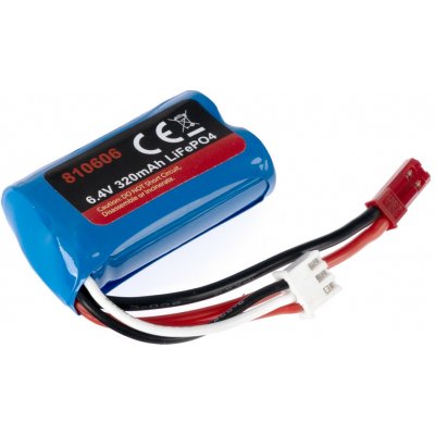 PELIKAN 6,4V 320mAh LiFePo4 baterie s vyrovnávací nabíjecí zástrčkou – Zboží Mobilmania