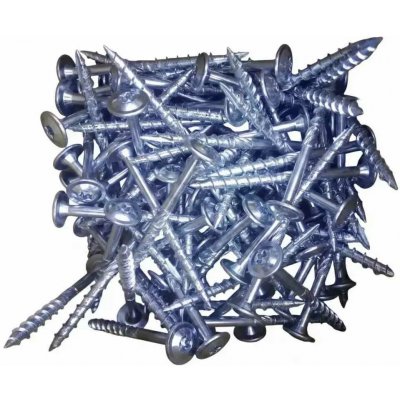 Vrut pro dřevostavby Eurotec Paneltwistec AG 4x60 mm, talířová hlava, T20, bílý zinek ... – Hledejceny.cz