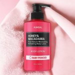 Kundal Honey&Macadamia Body Lotion - Vyživující, hydratační tělové mléko s medem s vůní BABY POWDER - 500 ml – Zboží Mobilmania