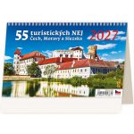 stolní 55 turistických NEJ Čech, Moravy a Slezska 22,6cm x 13,9cm, S24-27 2027 – Hledejceny.cz