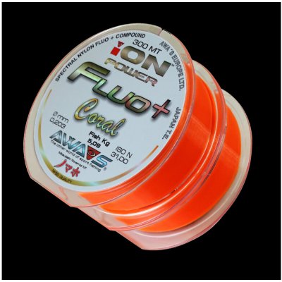 AWA-SHIMA Ion Power Fluo+ Coral 2x 300 m 0,309 mm 12,35 kg – Hledejceny.cz