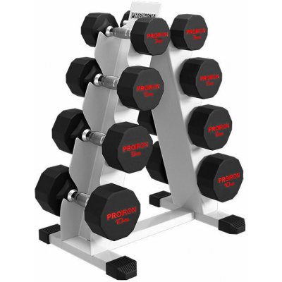 PROIRON Sada pogumovaných jednoručních činek 3 - 10 kg – Zboží Dáma