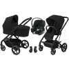 Kočárek Cybex Balios S Basic Kombinovaný + Aton B2 i-Size Autosedačka 0-13 kg, Sada 3v1 Deep Black 2022