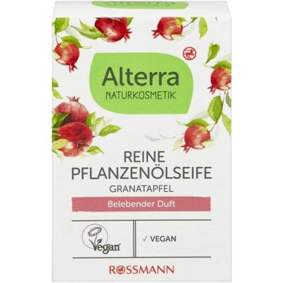 Alterra Naturkosmetik mýdlo z rostlinných olejů granátové jablko 100 g – Zboží Dáma