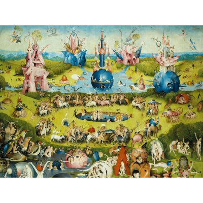 Plakát, Obraz - Zahrada pozemských rozkoší, Hieronymus Bosch, 40 × 30 cm – Zboží Dáma
