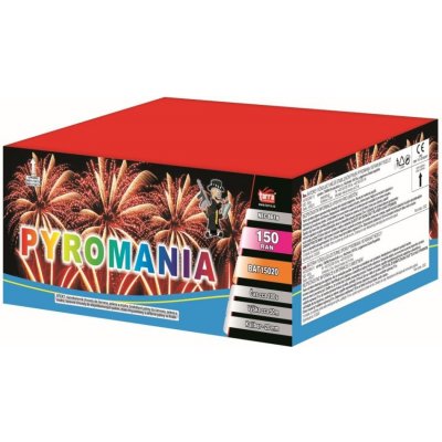 Tarra pyrotechnik Ohňostroj PYROMANIA 150 ran – Zboží Dáma