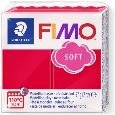 Fimo Staedtler Soft červená 56 g – Zboží Dáma