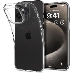 Pouzdro Spigen Liquid Crystal iPhone 15 Pro Max crystal čiré