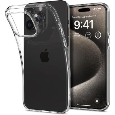 Pouzdro Spigen Liquid Crystal iPhone 15 Pro Max crystal čiré – Zboží Mobilmania