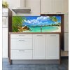 Tapety WEBLUX Fototapeta do kuchyně fólie tropical paradise - 37245256 tropický ráj rozměry 180 x 60 cm