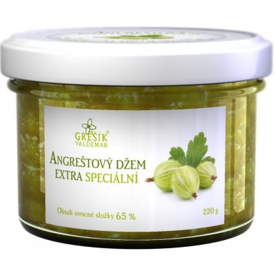 Grešík Angreštový Džem extra speciální 220 g – Zbozi.Blesk.cz