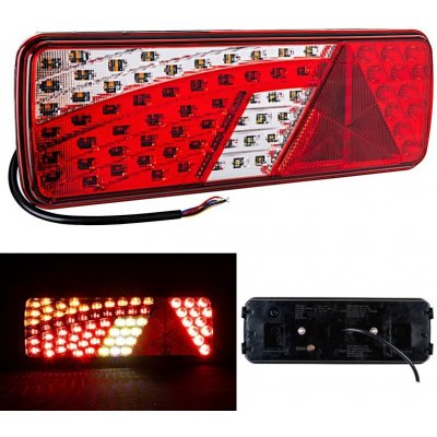 Zadní Svítilna S Trojúhelníkem 75 Led Čb Levá – Zboží Mobilmania