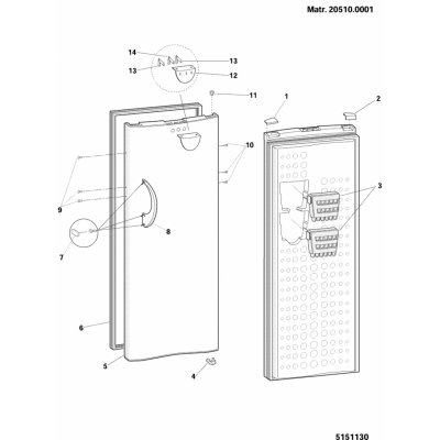 Whirlpool Těsnění dveří lednice C00089612 – Zboží Mobilmania