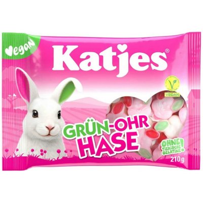 Katjes Grün Ohr Hase 210 g