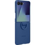 Samsung Z Flip7 Silikonový kryt s držákem na prst modrý EF-PF766TNEGWW – Sleviste.cz