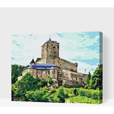 Painting Queens Hrad Kost 40 x 50 cm vypnuté plátno na rám – Hledejceny.cz