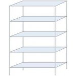 Regál Perun 200 x 120 x 40 cm 5 polic – Zbozi.Blesk.cz