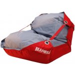 BeanBag 189x140 duo scarlet rose gray – Zboží Dáma
