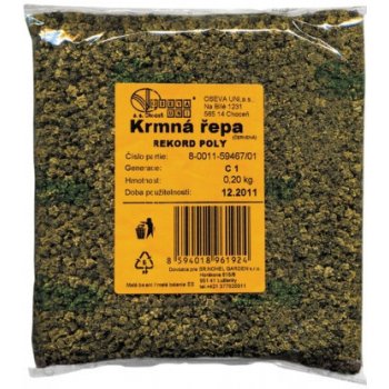 Krmná řepa Rekord Poly červená - semena - 0,2 kg