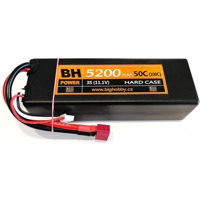 BH Power Li-pol baterie 5200 mAh 3S 50C 100C HC pevný obal