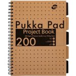 PUKKA PAD Spirálový sešit Kraft Project Book A4 linkovaný – Zbozi.Blesk.cz