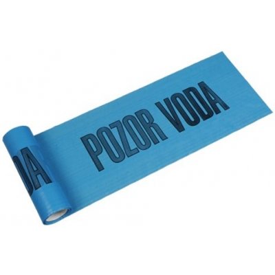 Den Braven Výstražná fólie 300 mm x 100 m modrá Pozor voda – HobbyKompas.cz