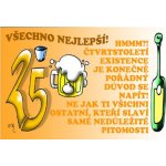 Průkaz 25 Všechno nejlepší – Hledejceny.cz
