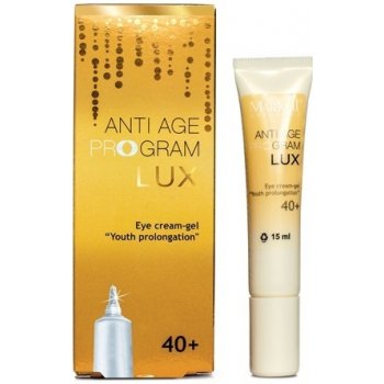 Markell Anti Age Program Lux oční gel-krém +40 se zlatem 15 ml