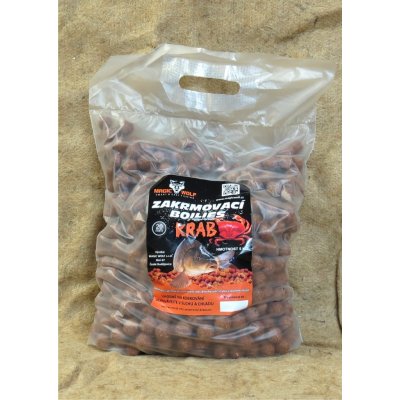 Magic Wolf boilies 5 kg 20 mm Krab – Zboží Dáma
