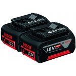 Bosch 2x GBA 18V 4Ah 1.600.Z00.042 – Zboží Mobilmania