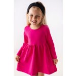 Lily Grey dívčí teplejší šaty malinové – Sleviste.cz