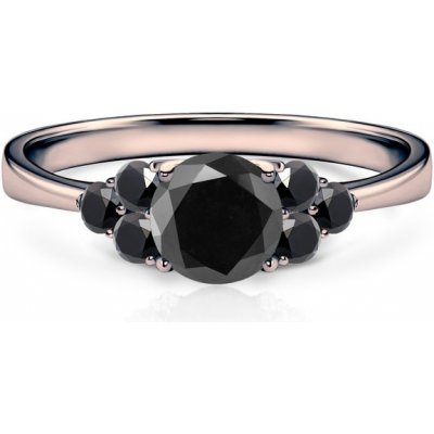 Savicki zásnubní prsten Fairytale černé zlato černý diamant PI CZ FAIR98