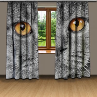 IMPAR Závěsy Kočičí pohled (Rozměr : 140x250, Materiál: Blackout) – Hledejceny.cz