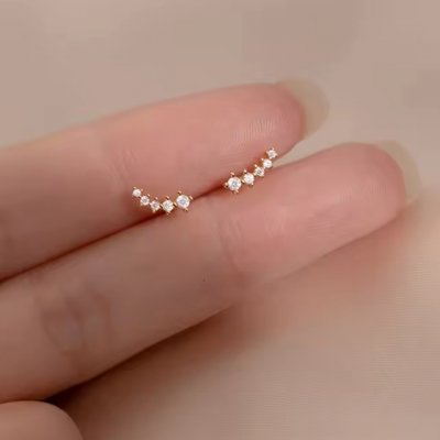 Olivie stříbrné podélné náušnice GOLD 8700 – Zboží Dáma