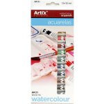 Main Papel S.L. Akvarelové barvy Artix Paints sada 12x12ml – Sleviste.cz