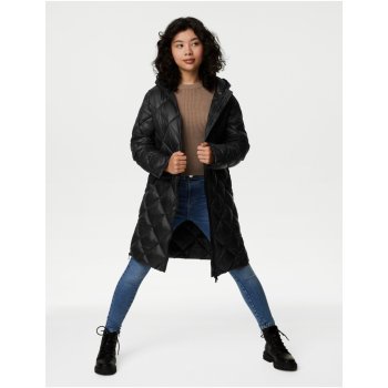 Marks & Spencer holčičí prošívaný kabát černý