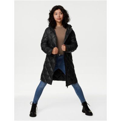 Marks & Spencer holčičí prošívaný kabát černý