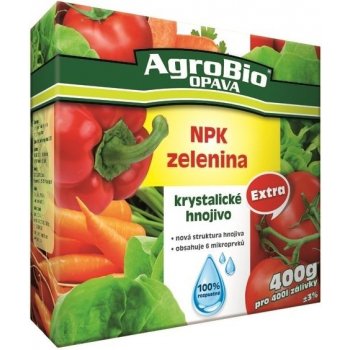 AgroBio Krystalické hnojivo Extra NPK Zelenina 400 g