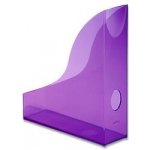 Durable Basic - plastový stojan na katalogy - 70 mm, transparentní fialová A4 – Zboží Dáma