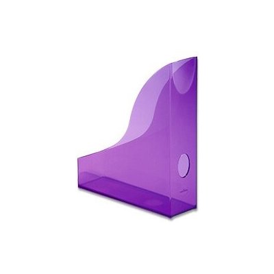 Durable Basic - plastový stojan na katalogy - 70 mm, transparentní fialová A4 – Zboží Dáma