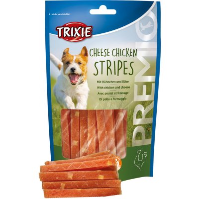 Trixie Premio Chicken cheese stripes kuřecí pásky se sýrem 100 g – Zboží Mobilmania