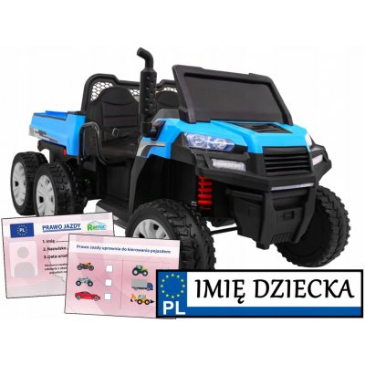 RKToys elektrické auto Farmer Truck Modrá – Zboží Mobilmania
