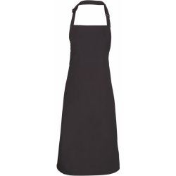 Premier Workwear Klasická zástěra za krk PR150 Black 72x86cm