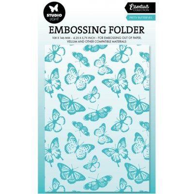 Studio Light Embosovací kapsa A6 Motýli – Zboží Dáma