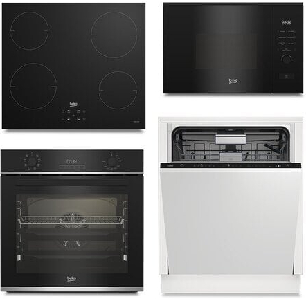 Set Beko BBIR13300XC + HII64401QT + BDIN36532 + BMGB20212B