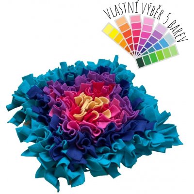 Čmuchacíkoberečky.cz Čmuchací kobereček extra hustý barevný TERČ VLASTNÍ VÝBĚR 5 BAREV 30 x 15 cm – Sleviste.cz