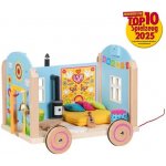 Goki Dřevěný karavan pro panenky – Zboží Dáma